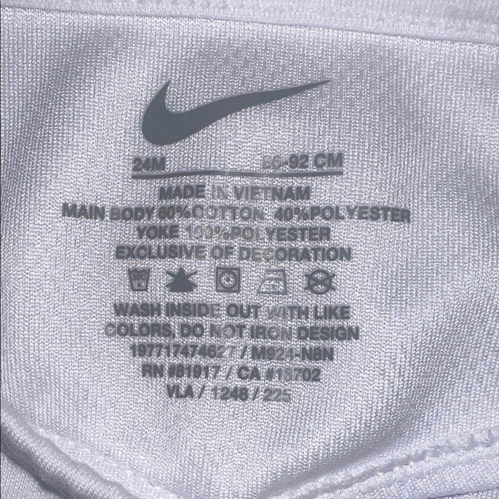 Nike White Tank Top with Pink & Orange Floral Shorts Set - Picture 4 of 4
